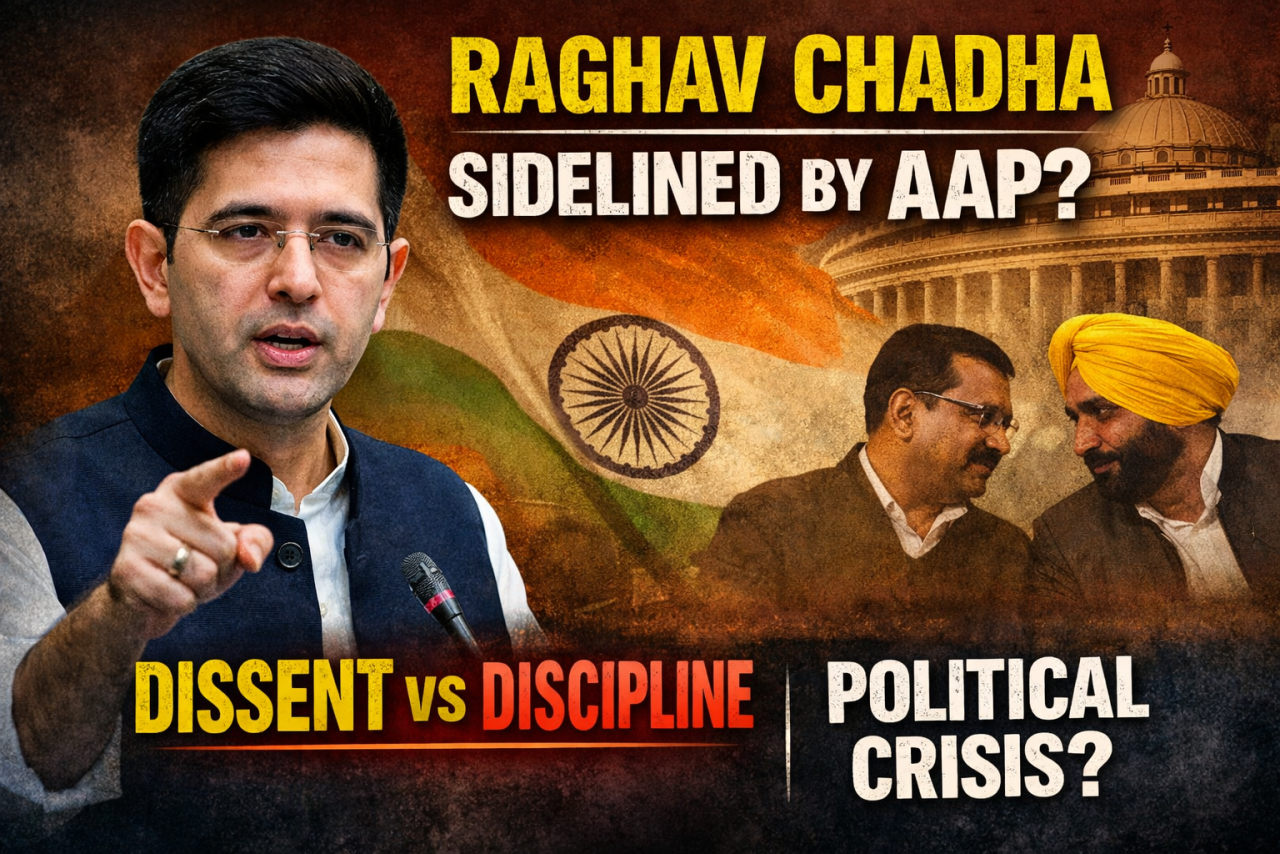 Raghav Chadha Row: Inside AAP’s Growing Rift and the Battle Over Voice in Rajya Sabha