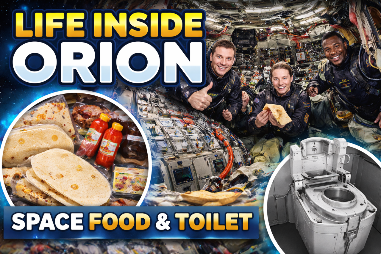 Life Inside Orion: What 58 Tortillas and One Toilet Reveal About the Future of Deep Space Travel