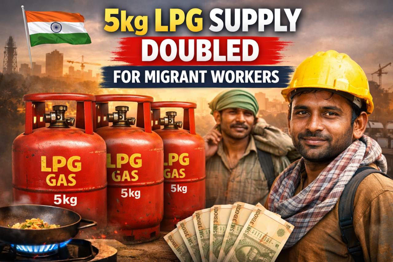 Indian Government Doubles Supply of 5kg LPG Cylinders to Support Migrant Workers