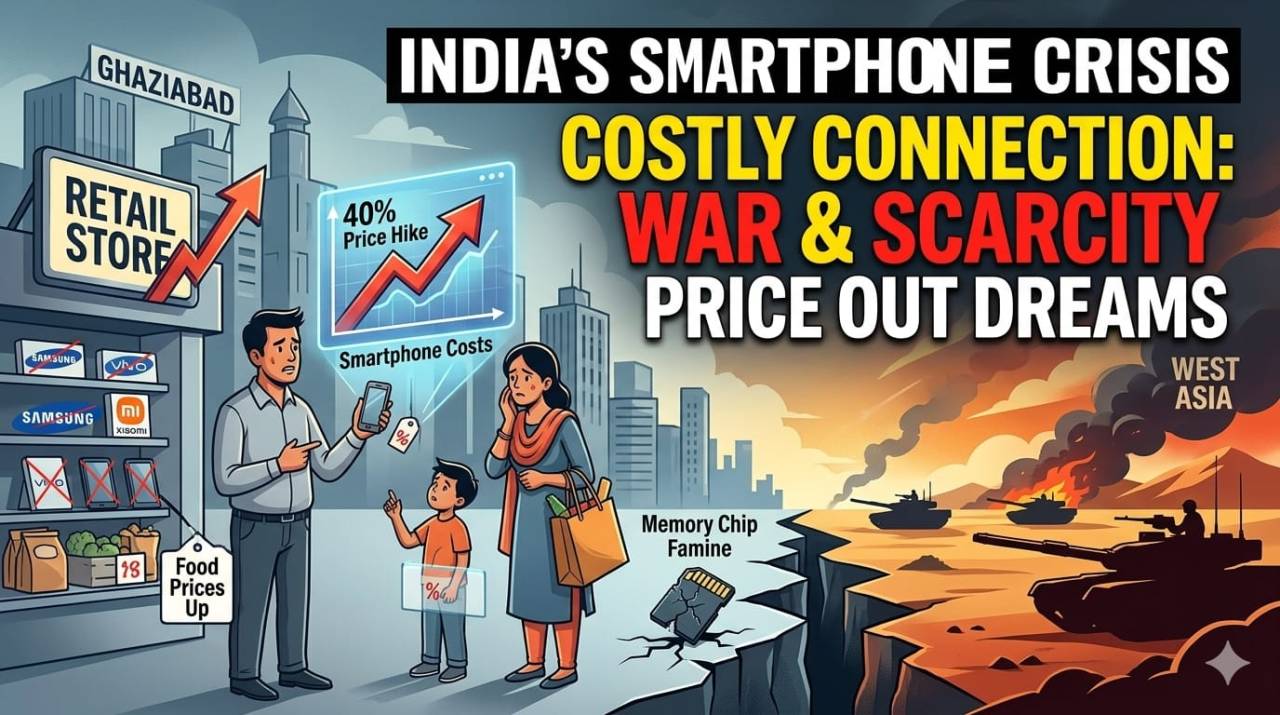 Smartphone Prices Surge in India: How War and Chip Shortage Are Driving 40% Hikes