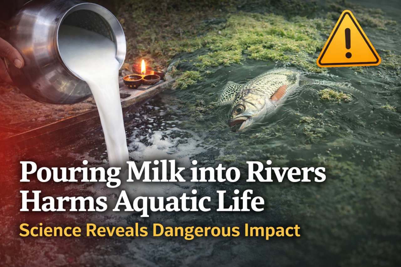 11,000 Litres of Milk Poured into Narmada Sparks Debate: Experts Warn of Rising Threat to River Ecosystems