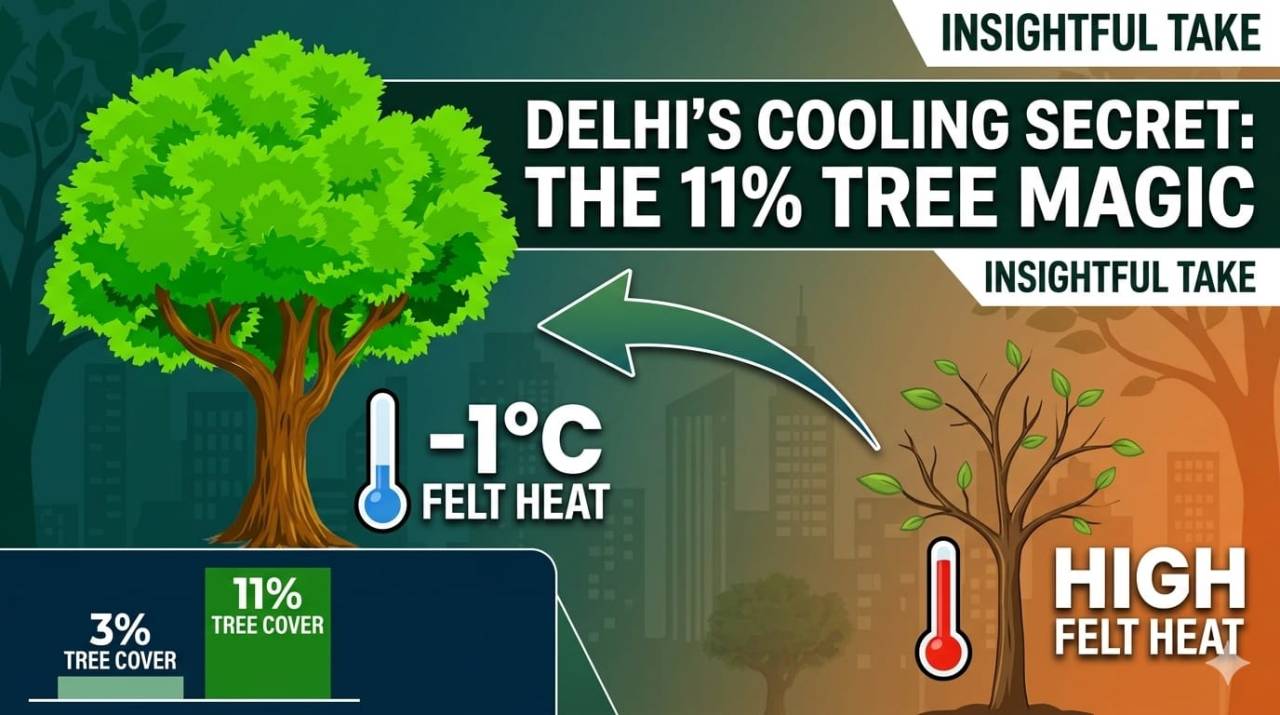 Delhi’s Secret to Surviving Summer? Just 11% More Green