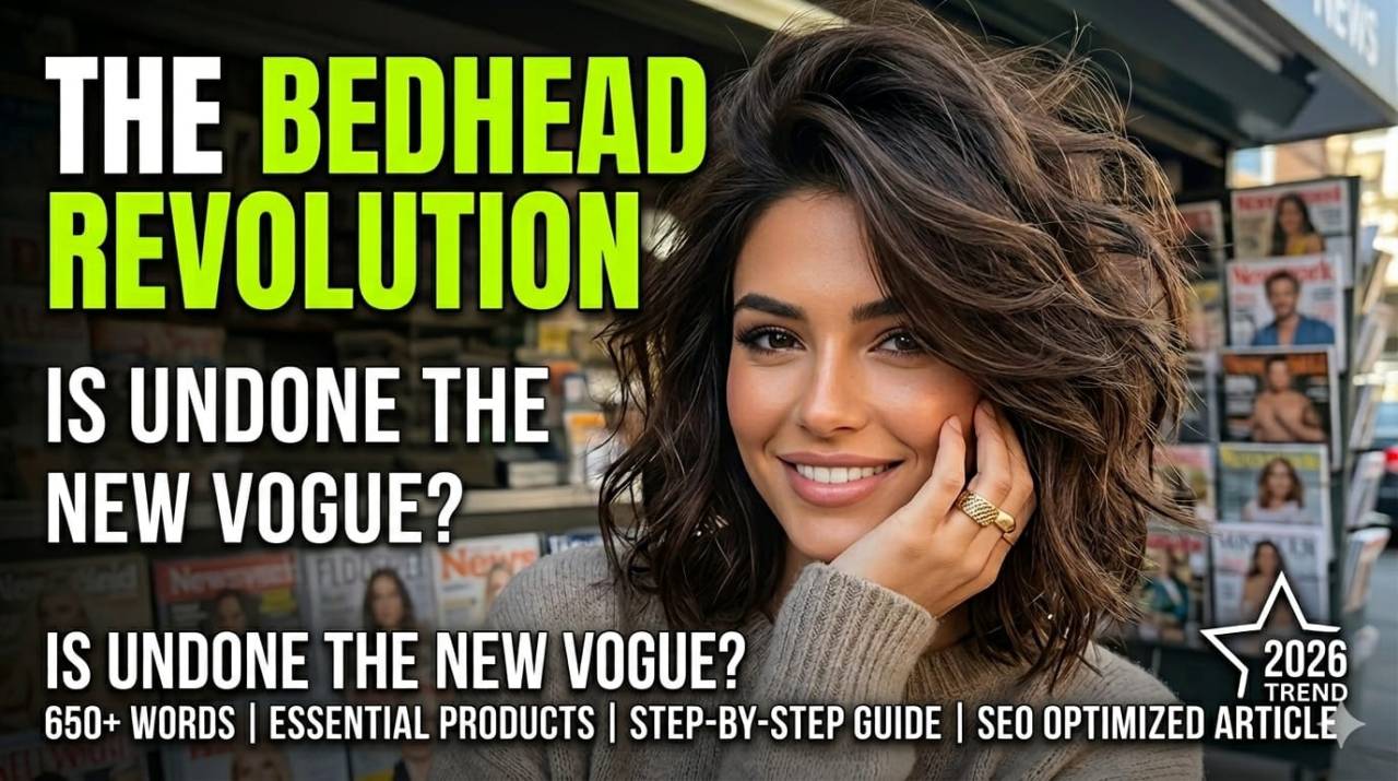 The Bedhead Revolution: Why Undone Hair is 2026’s Biggest Beauty Power Move