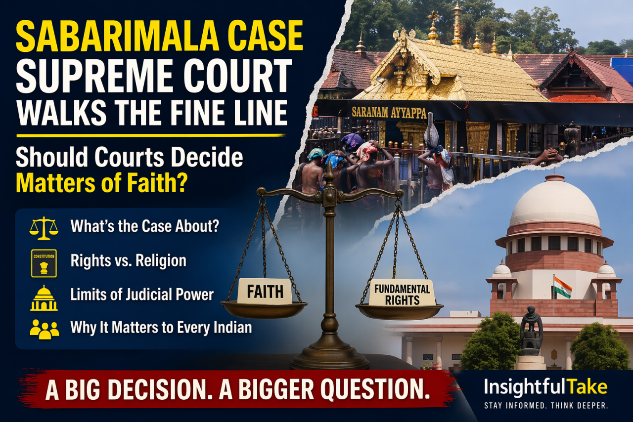 Supreme Court on Sabarimala: Why Courts Must Be Careful in Religious Matters