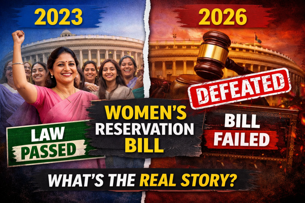 Two Bills, One Debate: Clearing the Air on Women’s Reservation After the 2026 Setback