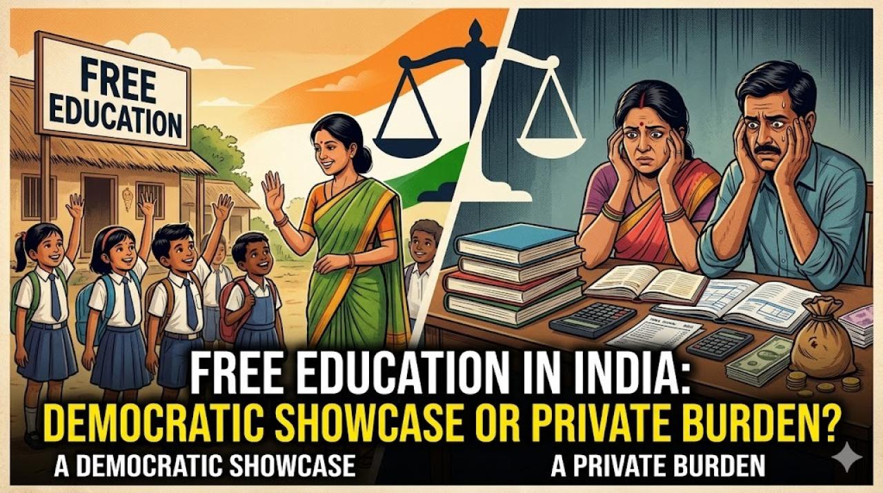 Free Education in India: A Democratic Showcase, A Private Burden