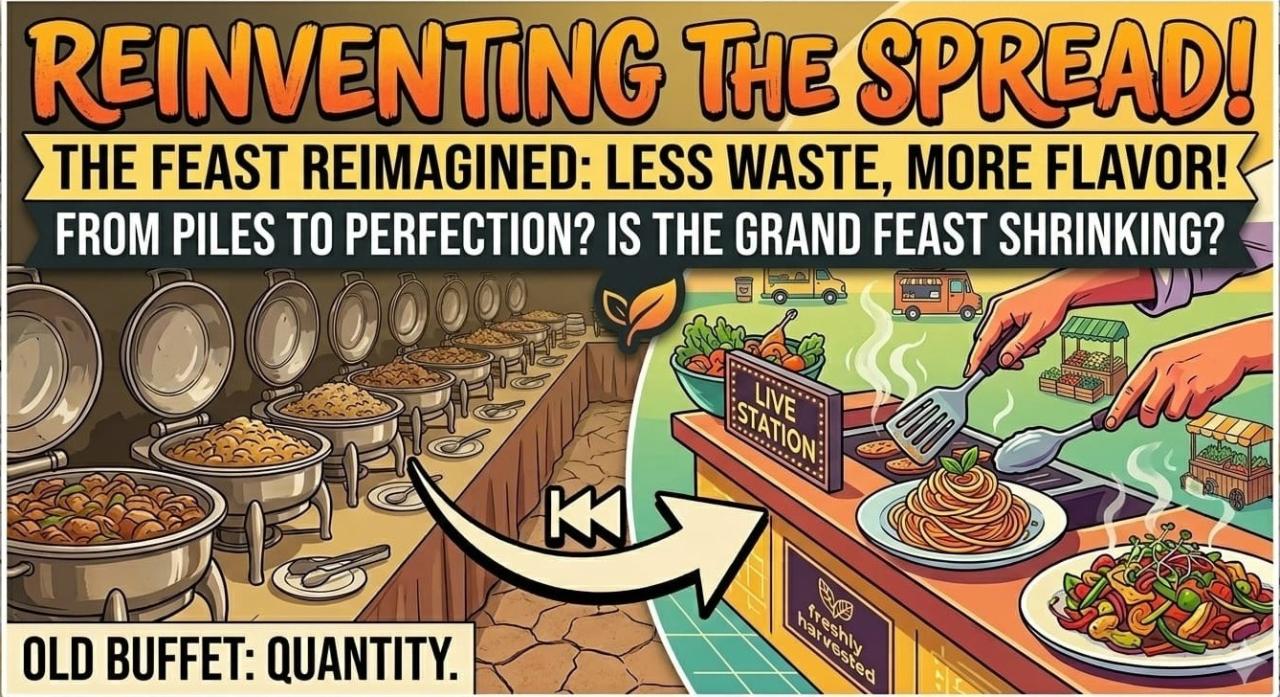 Why Hotel Buffets Are Changing: The Rise of Live Cooking and Smaller Brunch Plates