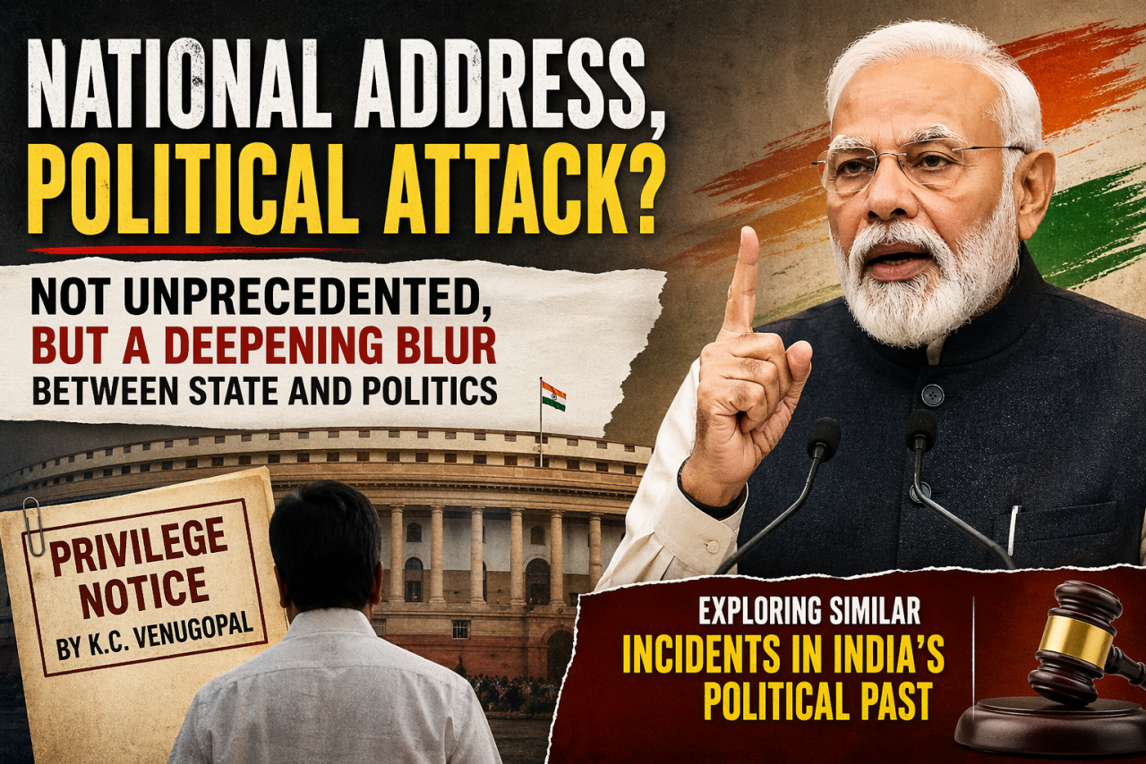 PM Modi’s National Address Row: Not Unprecedented, But a Deepening Blur Between State and Political Messaging