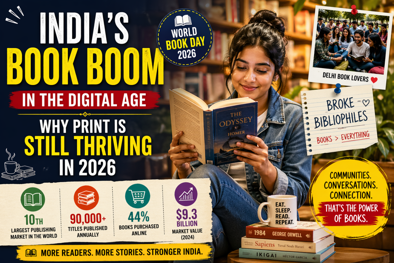 India’s Book Boom in the Digital Age: Why Print Is Thriving in 2026