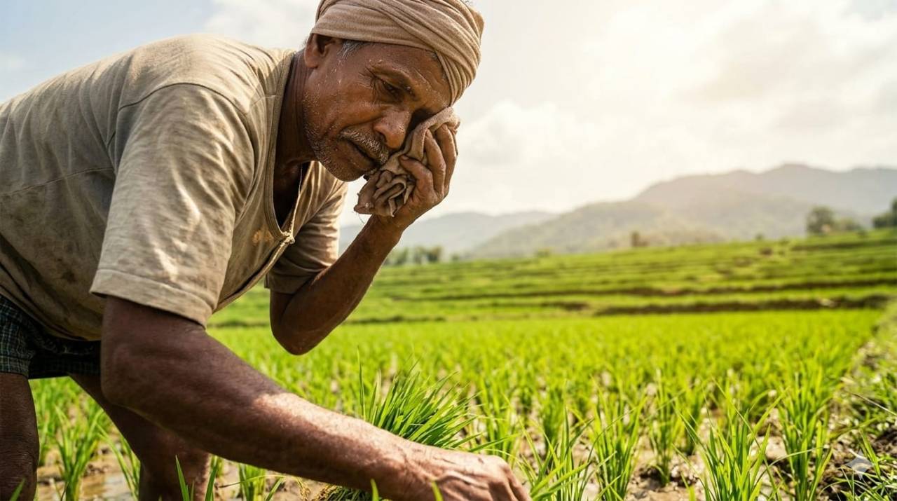 Scorching Crisis in India’s Rice Heartland: Heatwaves Threaten Farmers, Yields, and Survival