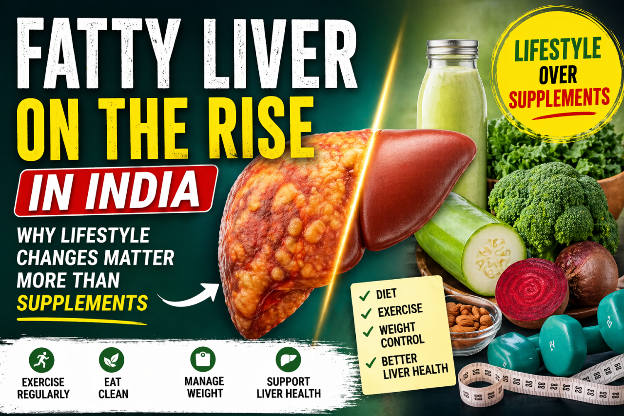 Fatty Liver on the Rise in India: Why Lifestyle Changes Matter More Than Supplements