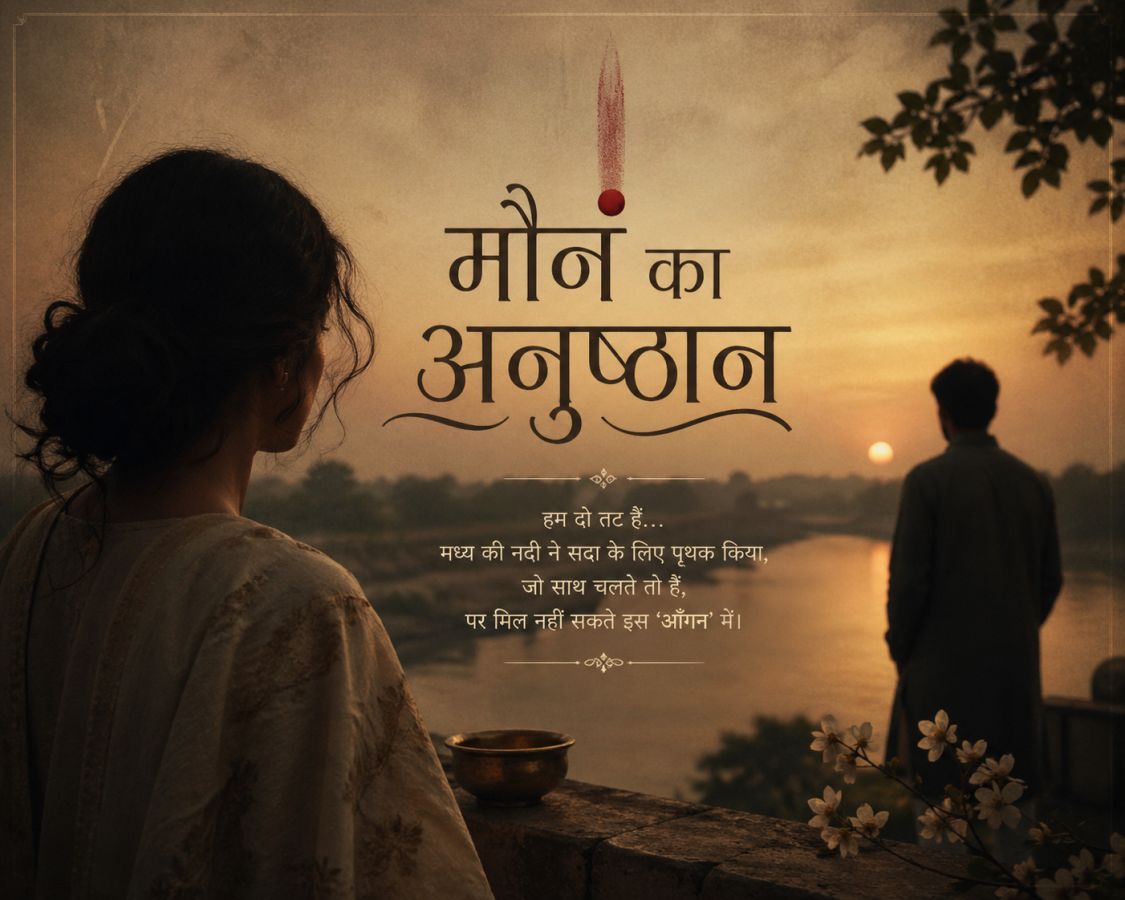 मौन का अनुष्ठान: एक मूक अनुराग की अधूरी साधना