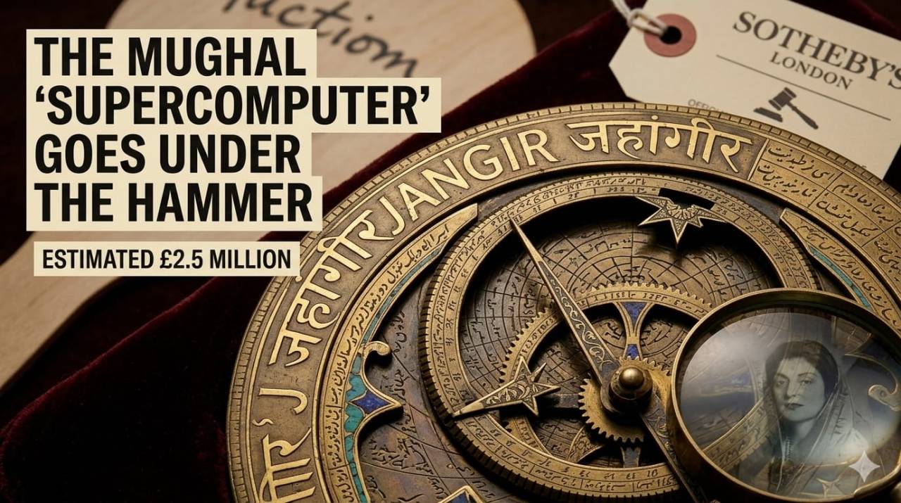Rare Mughal Astrolabe at Auction: 17th-Century “Supercomputer” May Fetch £2.5 Million