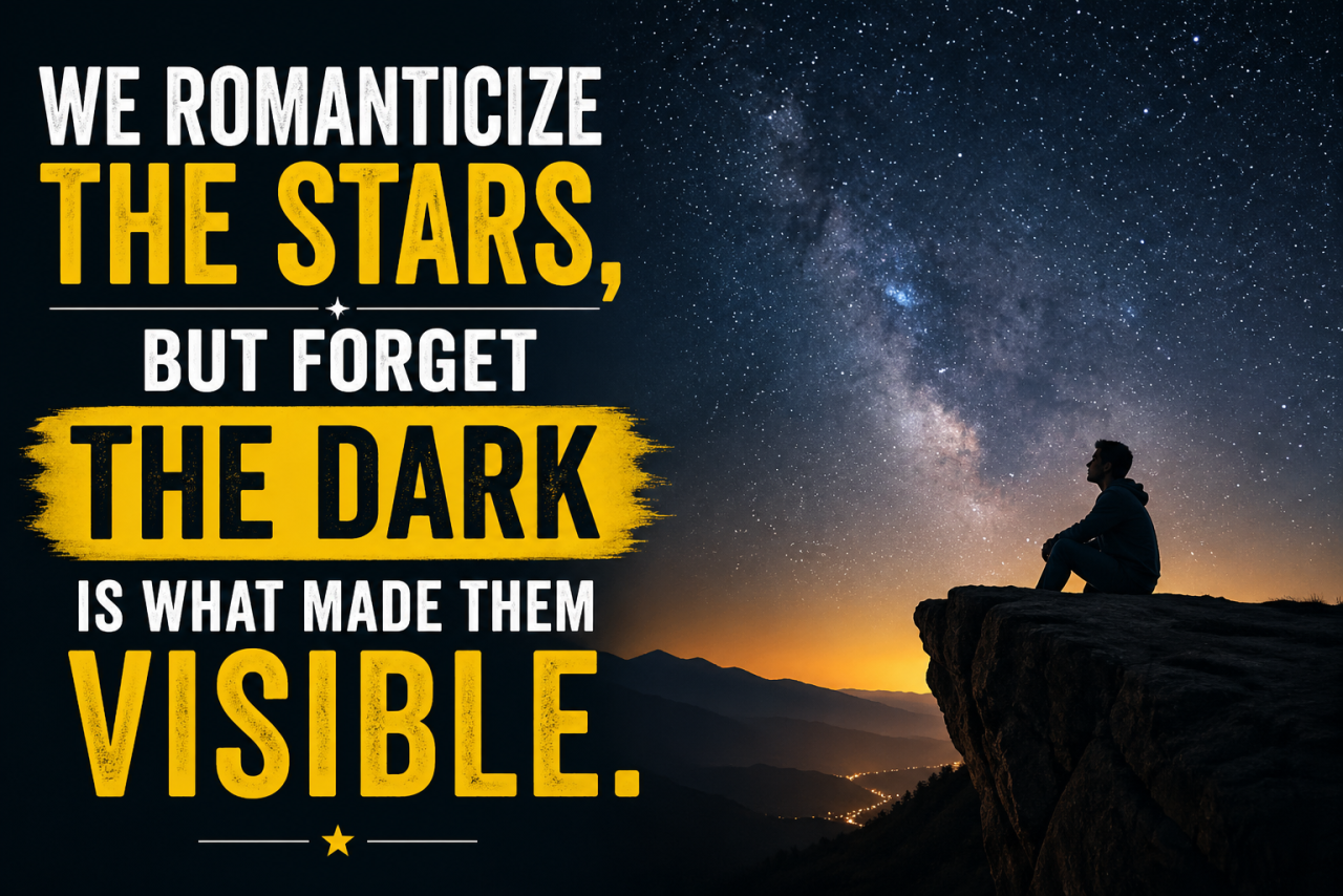 When Darkness Makes You Shine