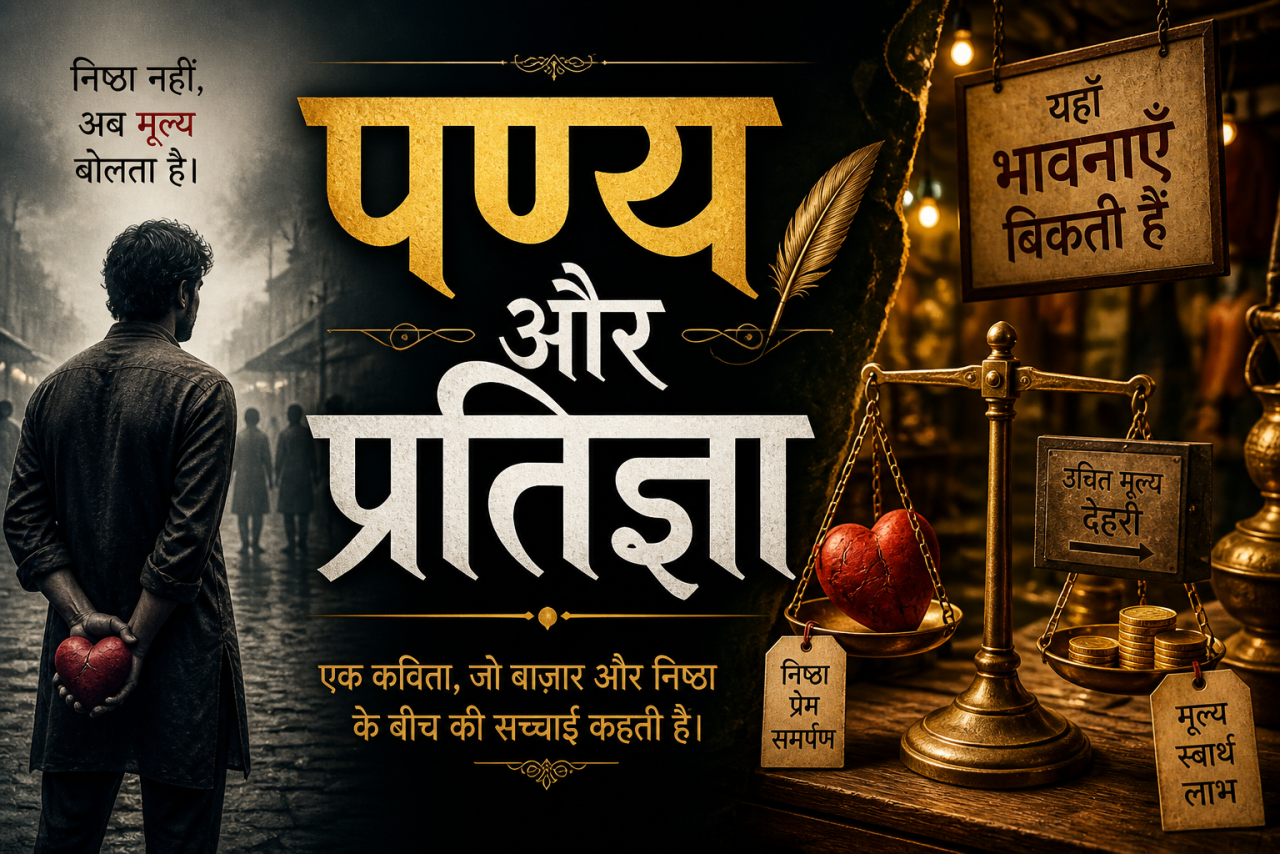 भावनाओं का बाज़ार: जहाँ प्रतिज्ञाएँ मूल्य पर टिकती हैं