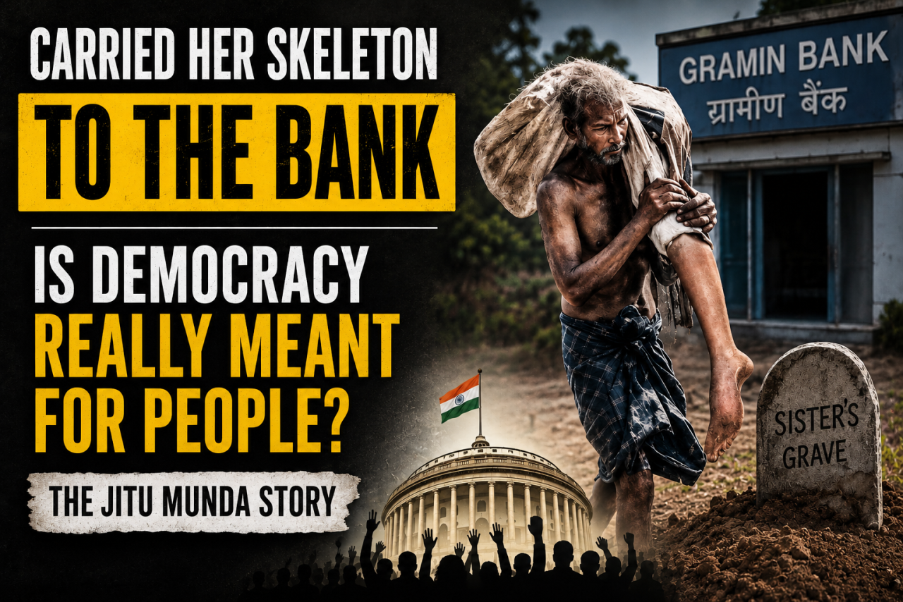 When a Citizen Must Carry the Dead to a Bank: What Jitu Munda’s Story Reveals About Indian Democracy
