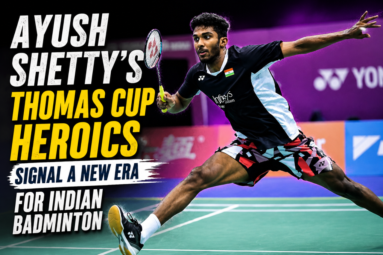 Ayush Shetty’s Thomas Cup Heroics Signal a New Era for Indian Badminton