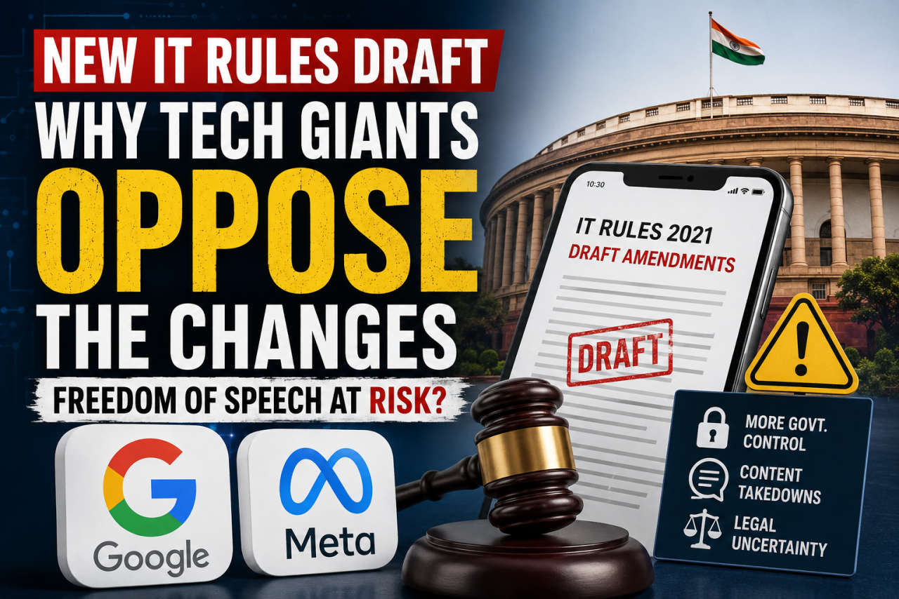 Why Tech Giants Are Opposing India’s New IT Rules Draft