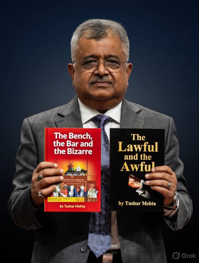The Quill and the Gavel: How Tushar Mehta Turned Courtroom Absurdity into Literature