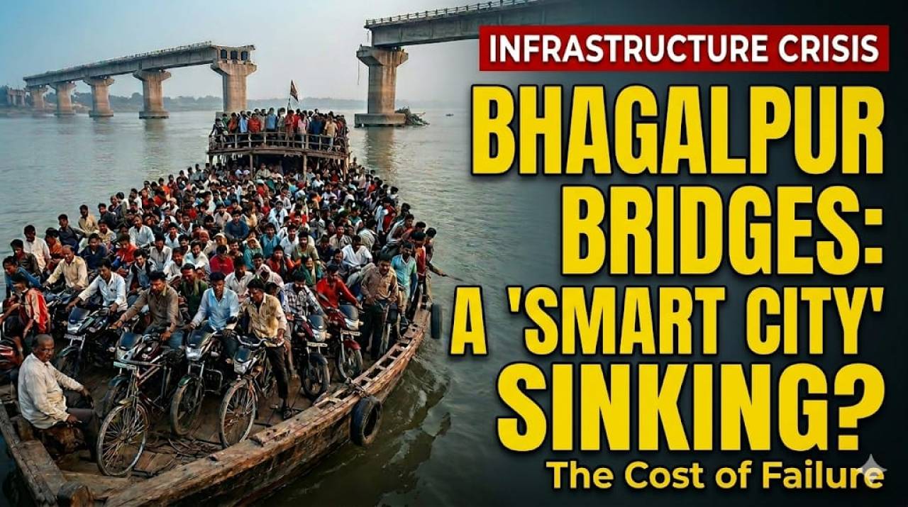 Infrastructure Failure in Bhagalpur: When a Smart City Cannot Keep Its Bridges Standing