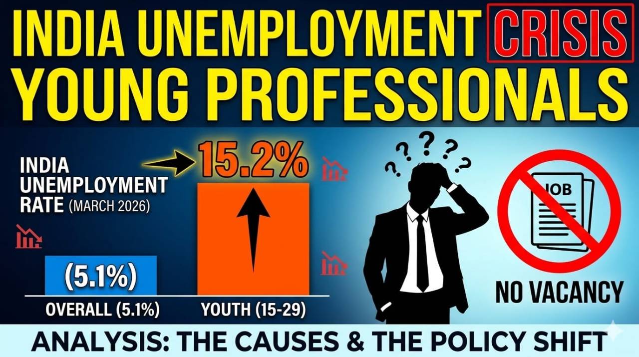 India’s Unemployment Crisis: Young Professionals Caught Between Degrees and Disappearing Opportunities