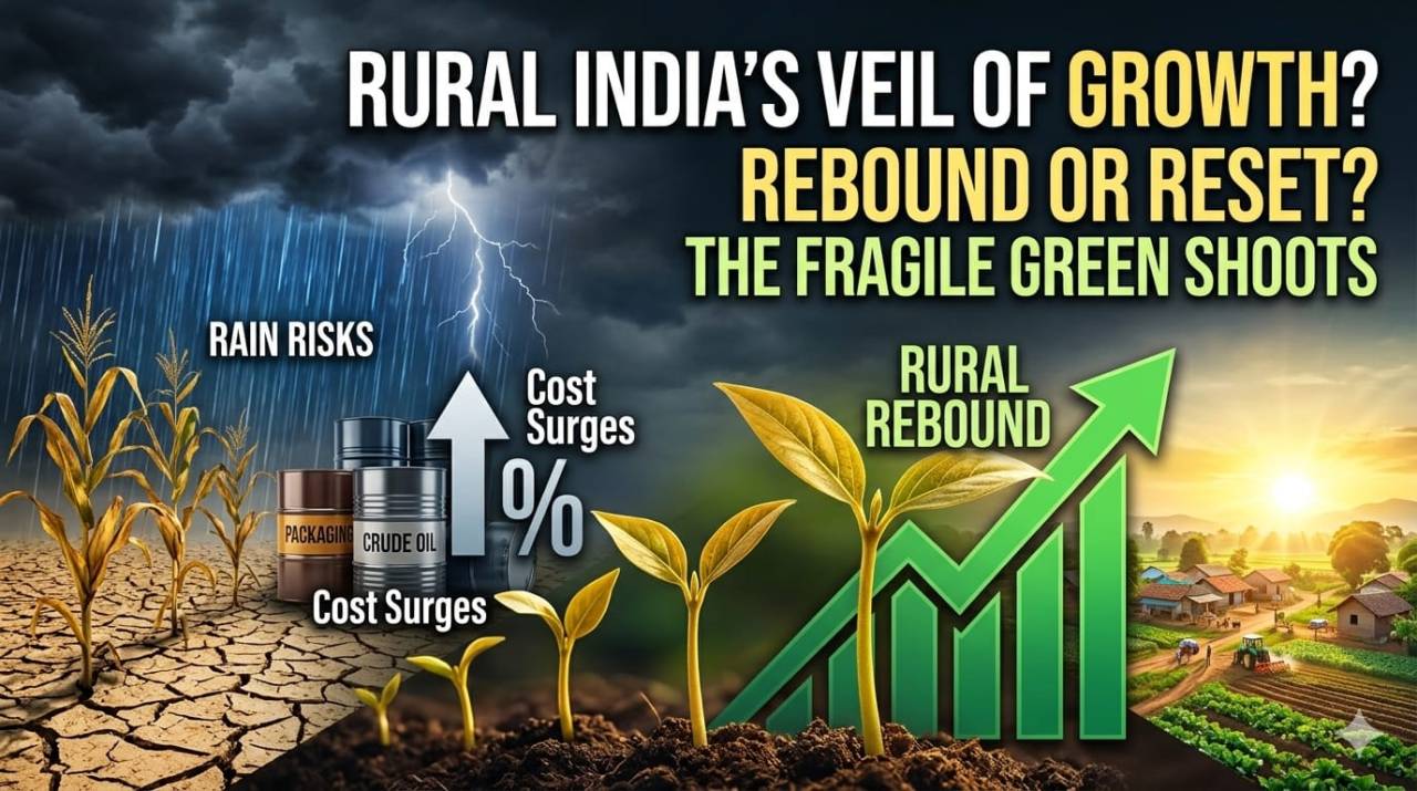 Rural India’s Spending Surge Faces a Triple Threat: Costs, Crude, and Climate
