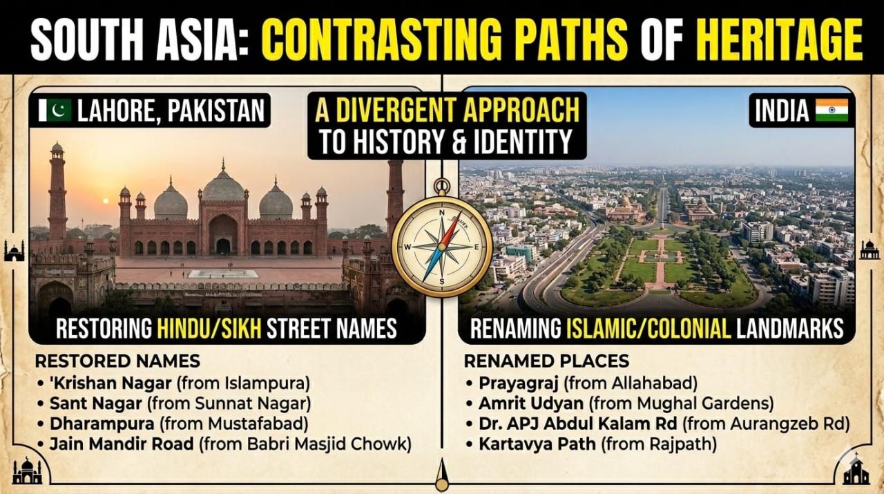 Politics of Space and Nomenclature in India and Pakistan: Urban History and Identity