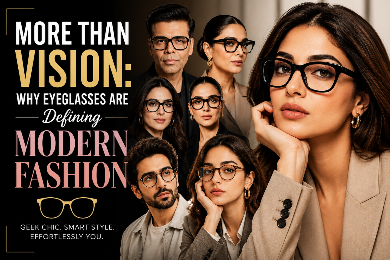 More Than Vision: Why Eyeglasses Are Defining Modern Fashion