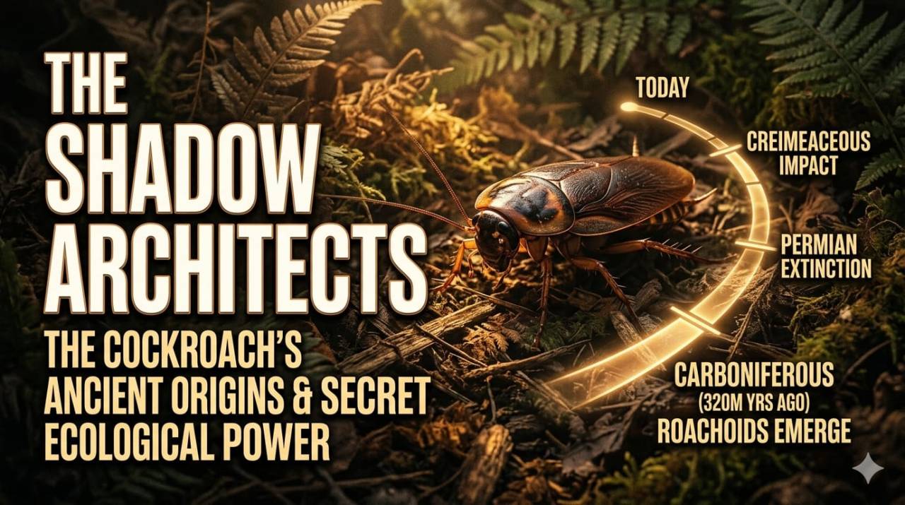Cockroaches: The Ancient Survivors Quietly Holding Earth’s Ecosystem Together