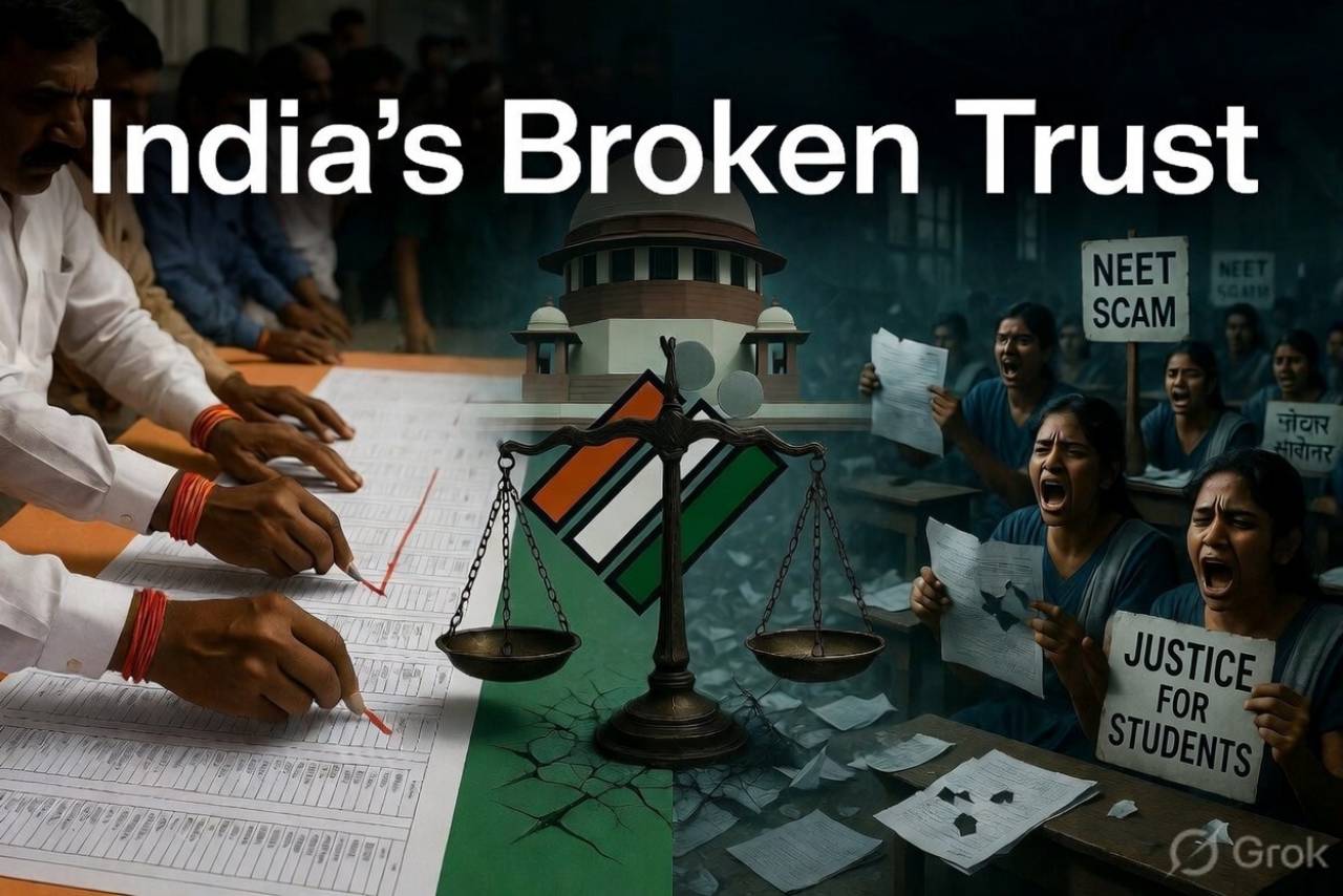 India’s Selective Competence: Efficient on Voter Rolls, Helpless on NEET Leaks