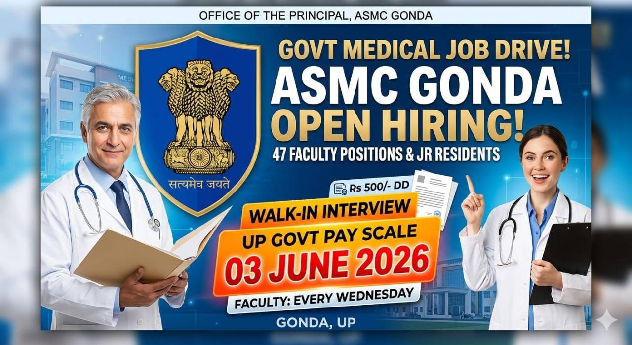 Shape the Future of Medical Education: Major Recruitment Drive at Autonomous State Medical College, Gonda