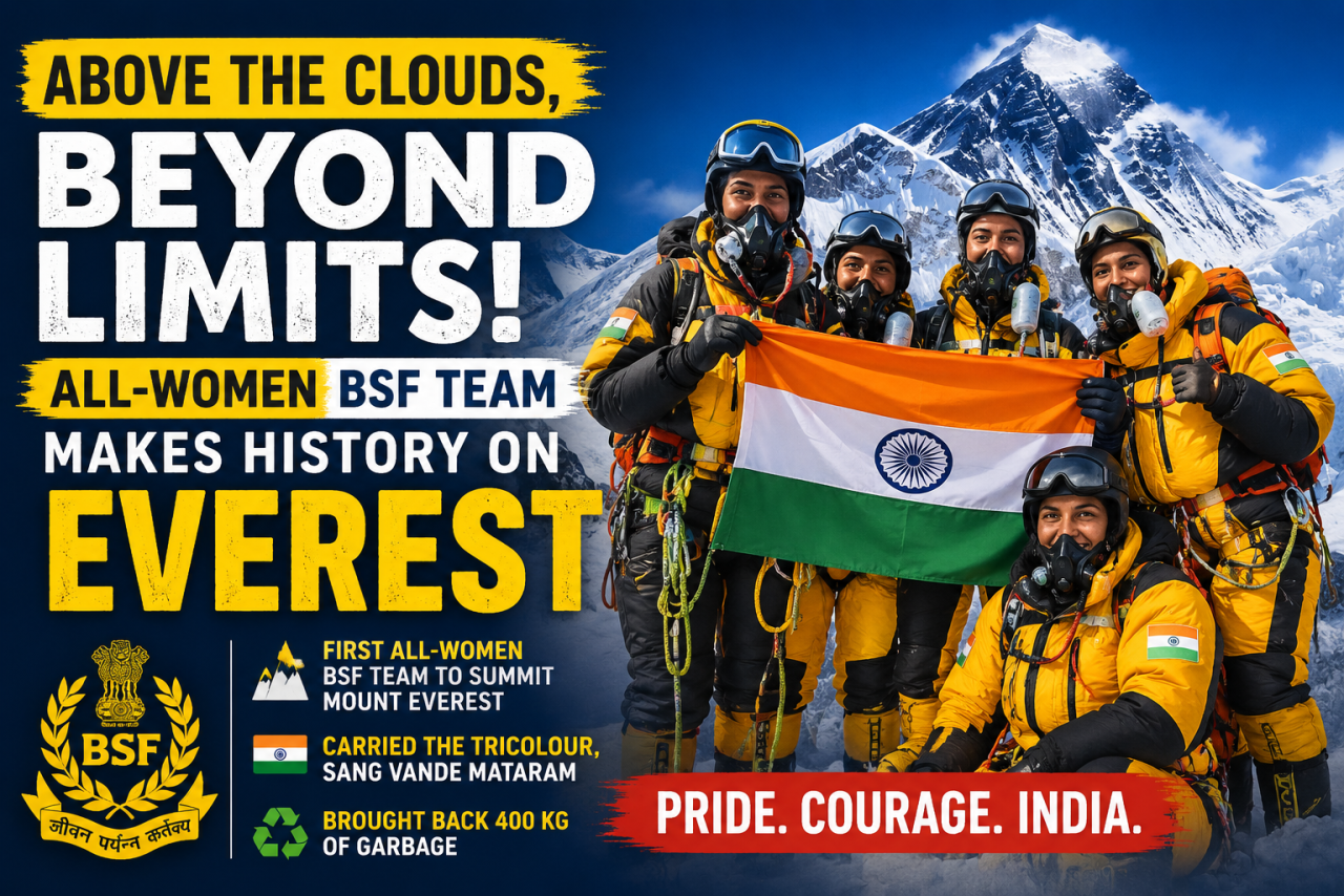 From Border Duty to Everest Glory: BSF Women Script a New Chapter