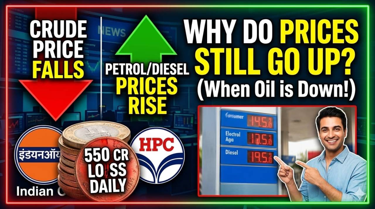 Crude Oil Prices Are Falling—So Why Is Petrol Still Expensive in India?