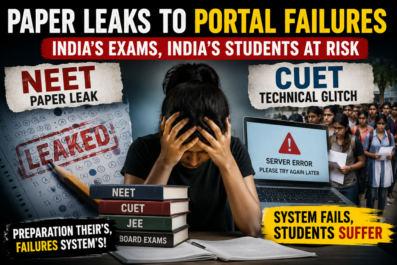 From Paper Leaks to Portal Failures: How Technical Breakdowns Are Undermining India’s Students