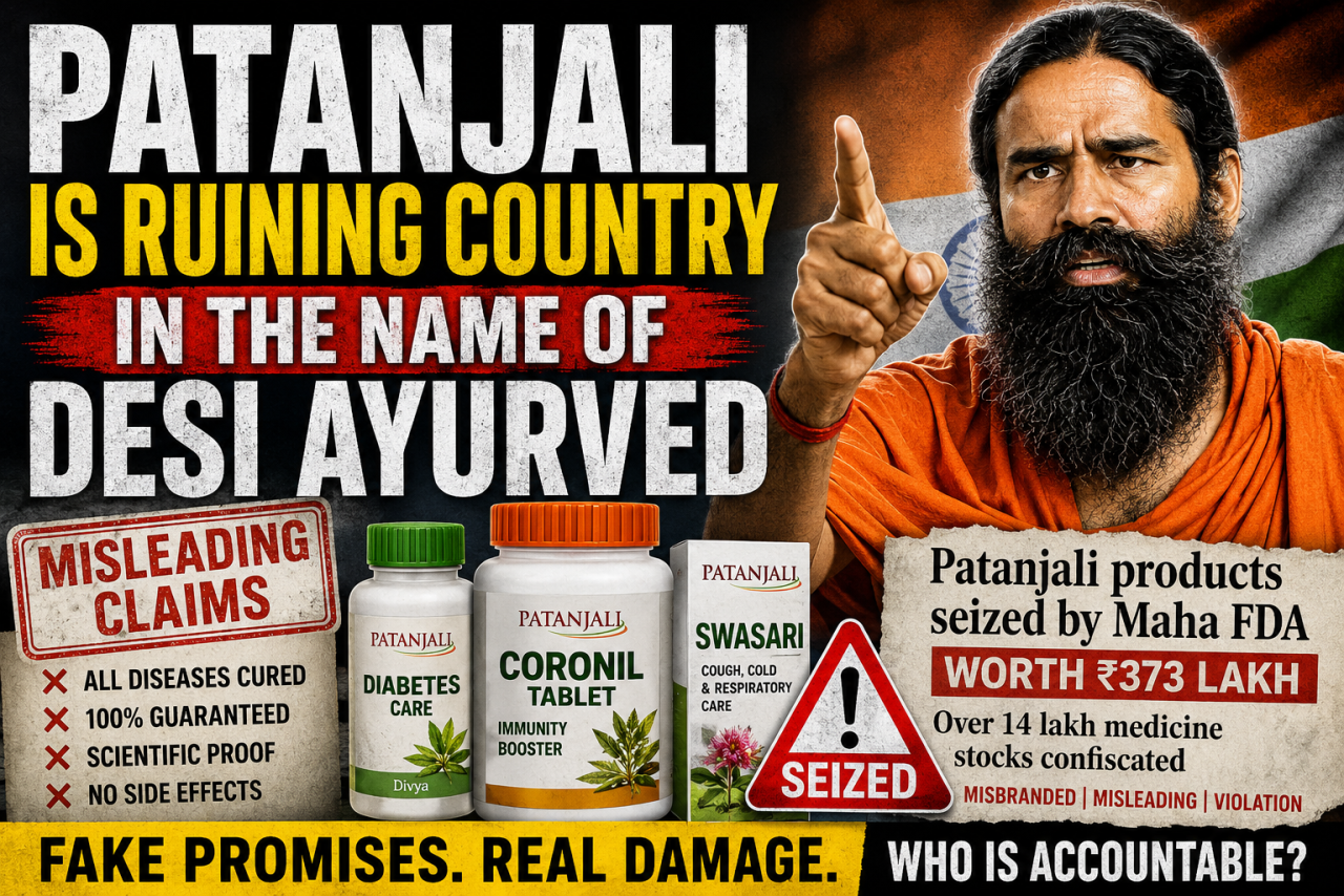Selling Faith, Marketing Miracles: How Patanjali Is Damaging Trust in the Name of Desi Ayurveda