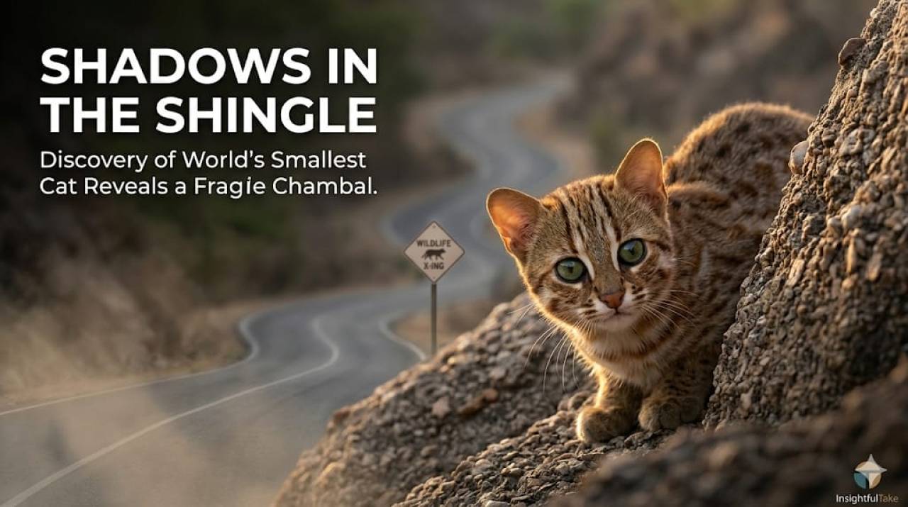 First Confirmed Record of Rusty-Spotted Cat in Uttar Pradesh’s Chambal Region
