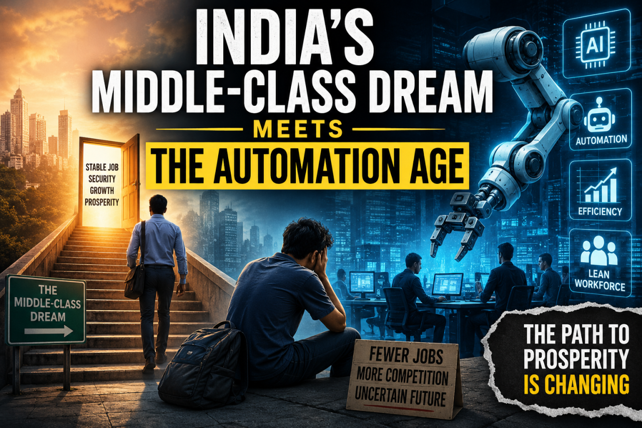 India’s Middle-Class Dream Meets the Automation Age