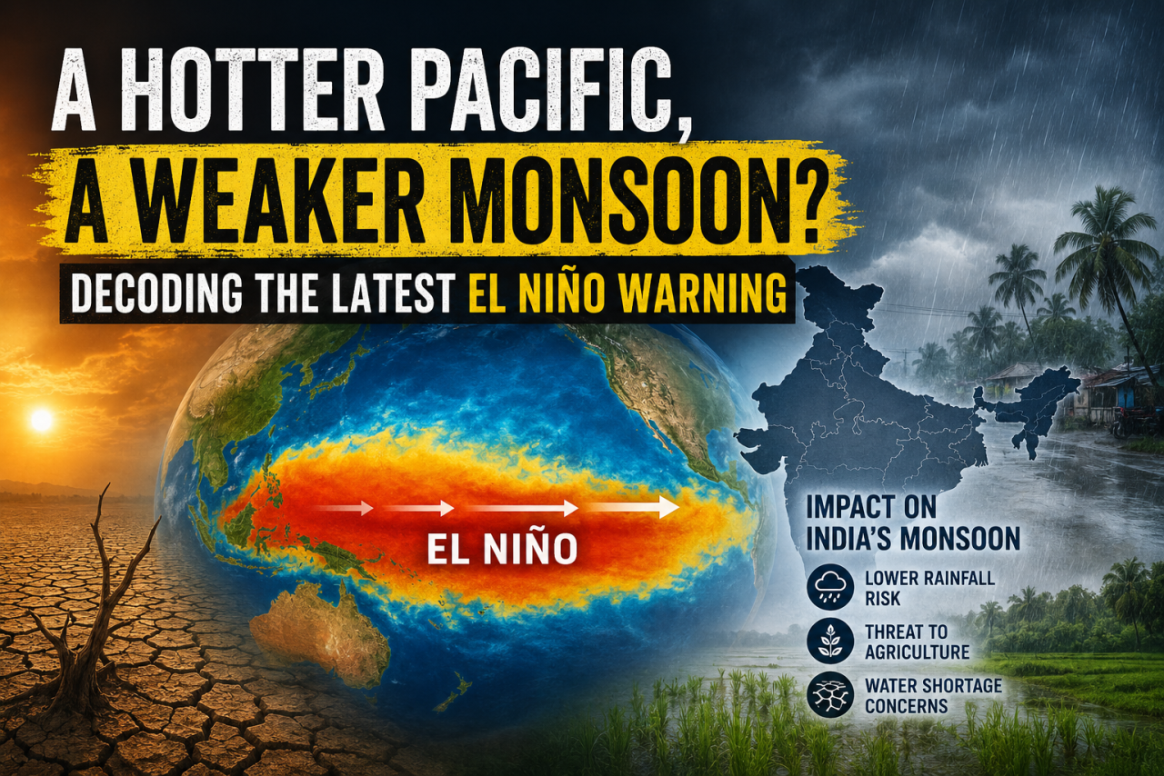 A Hotter Pacific, A Weaker Monsoon? Decoding the Latest El Niño Warning