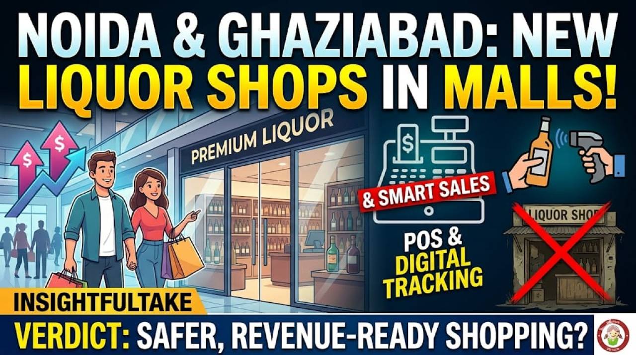 Noida and Ghaziabad Set for a Retail Upgrade as Premium Liquor Stores Move into Malls