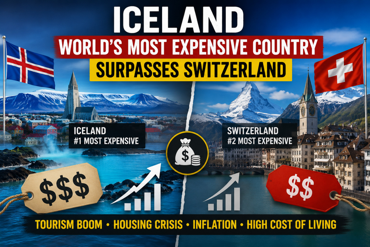 How Iceland Became the World’s Most Expensive Country: Tourism, Housing, and the High Cost of Prosperity