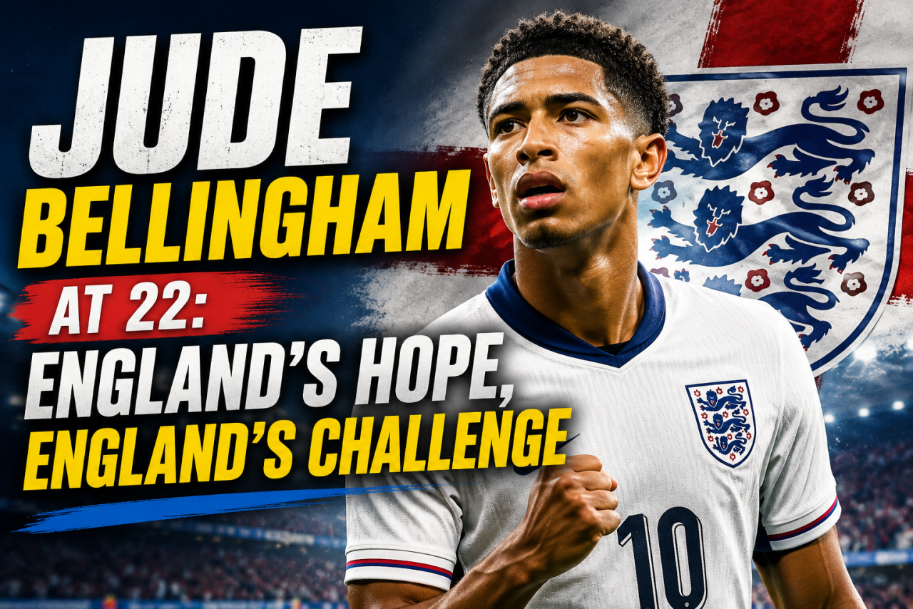 Jude Bellingham at 22: England’s Hope, England’s Challenge