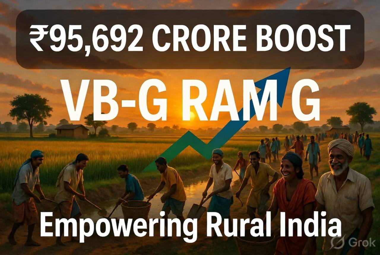 Government Allocates ₹95,692 Crore for Rural Employment Transition Under Viksit Bharat Mission