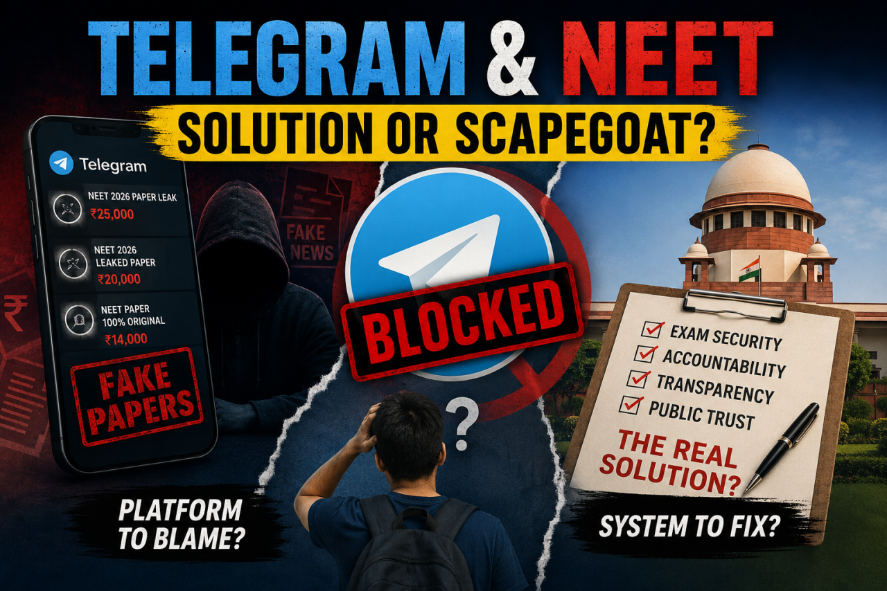 Telegram, NEET and the Search for a Scapegoat: Is Blocking a Platform the Real Solution?