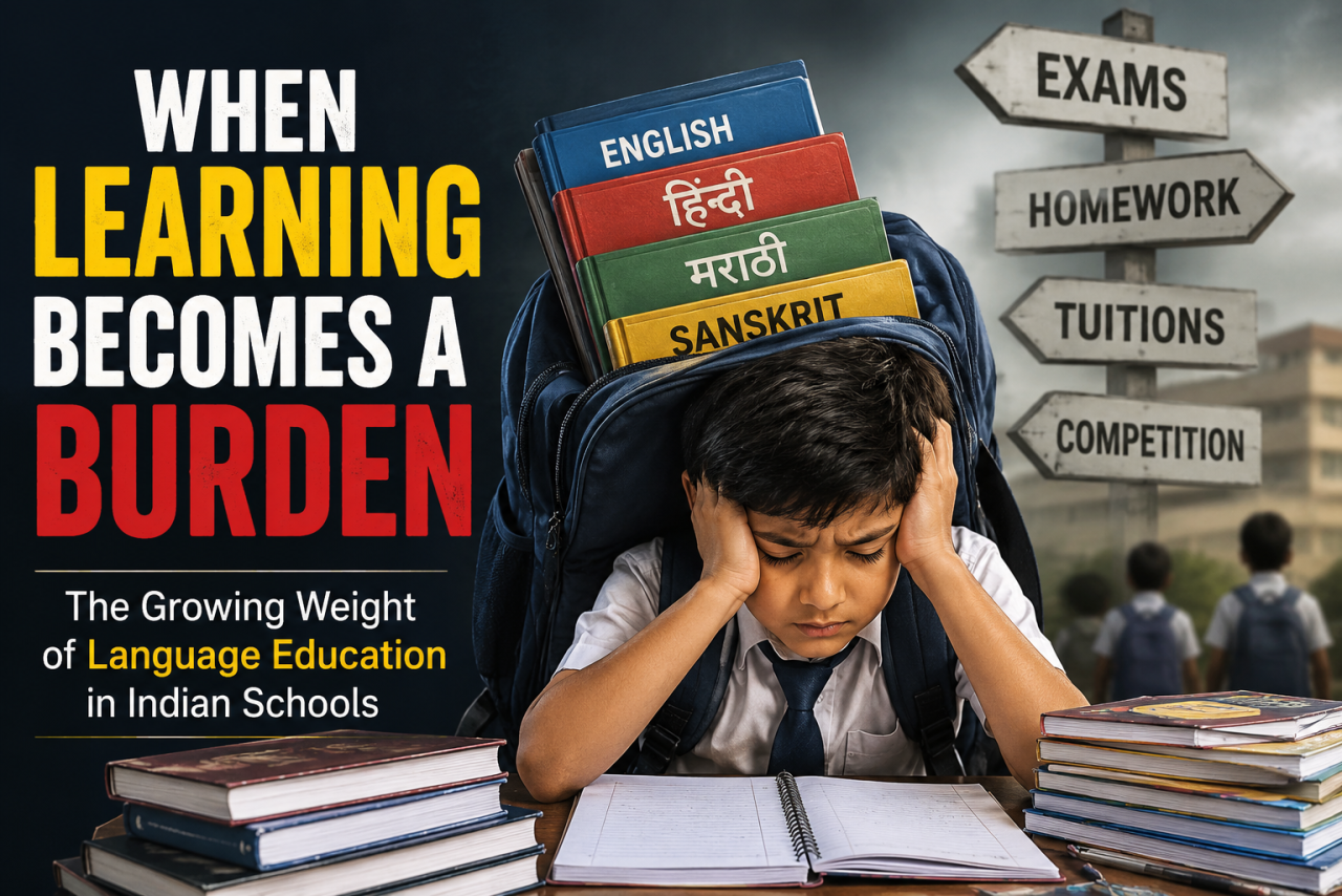 When Learning Becomes a Burden: The Growing Weight of Language Education in Indian Schools