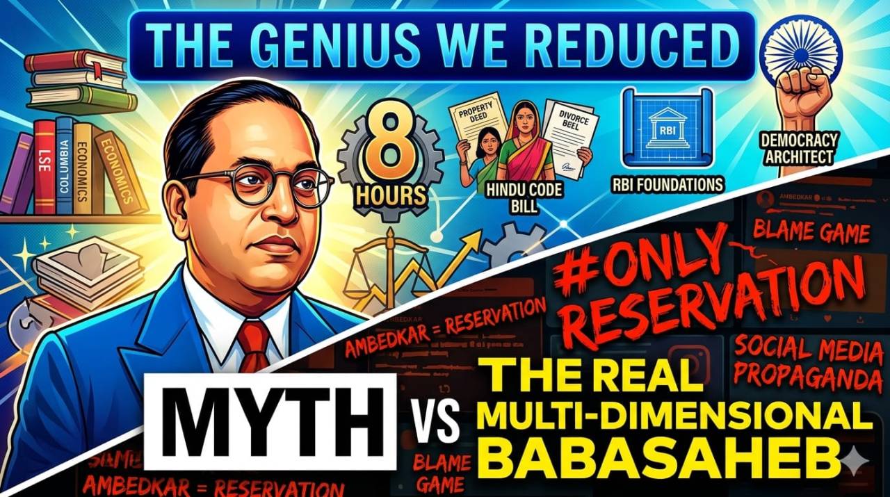 India's Biggest Historical Mistake: Reducing Ambedkar to Reservation