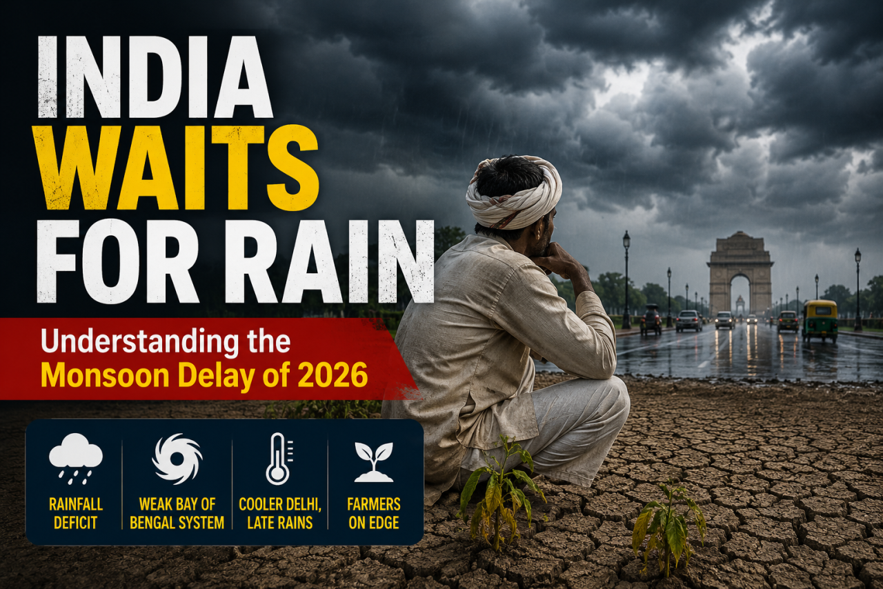 India Waits for Rain: Understanding the Monsoon Delay of 2026