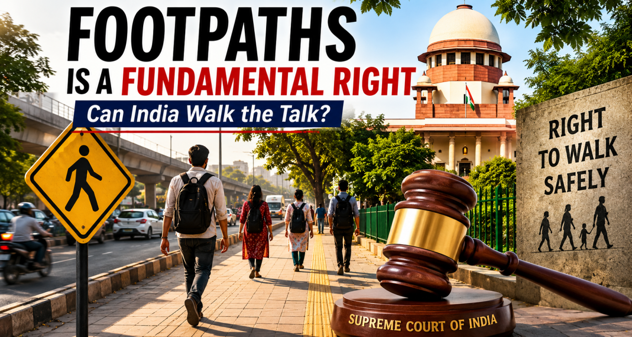 India's Right to Walk: A Landmark Verdict That Cities Can No Longer Ignore