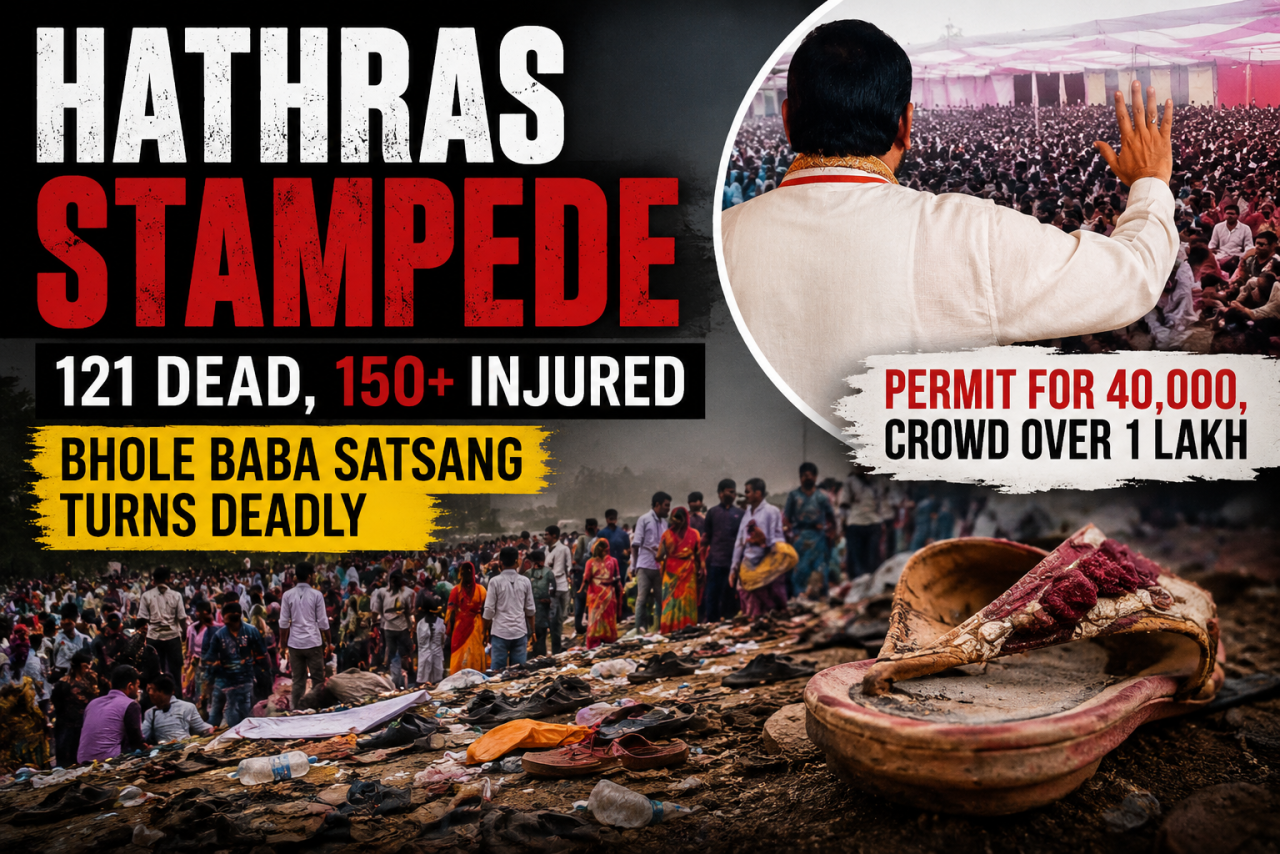Bhole Baba Satsang at Hathras Took 121 Lives in a Stampede