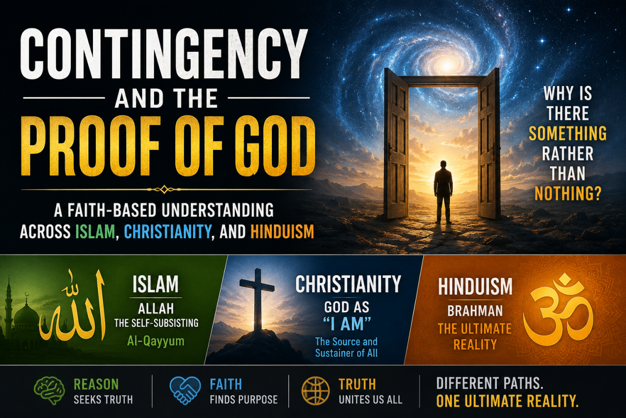 Contingency and the Proof of God: A Faith-Based Understanding Across Islam, Christianity, and Hinduism