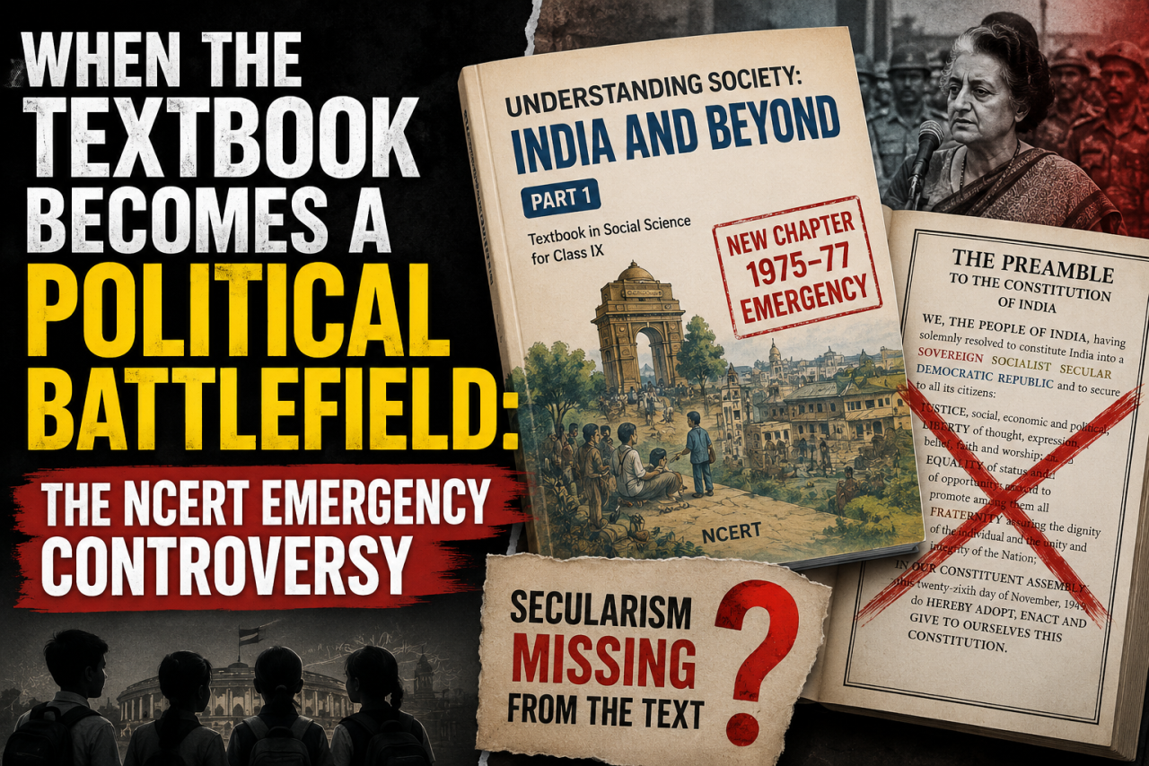 When the Textbook Becomes a Political Battlefield: The NCERT Emergency Controversy